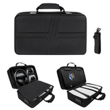 B27B Carrying Case For PS5 PRO Gaming Console Travel Storage Bag With Adjustable Shoulder Straps And Comfort Handle