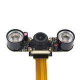 Raspberry Pi Zero 2W 5MP IR Night Vision Camera-130 Degree Fisheye Lens with Adjustable Focus