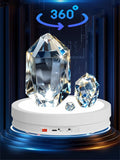 Auto-Rotating Display Turntable with LED Lights 32CM Remote Control Shooting Platform