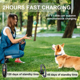 Dog Training Collar,2800FT for 8-120lbs,Dog Shock Collar with Remote, Electric Collar 4 Training Modes Beep,Vibration,Shock