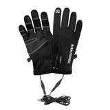 USB Touch Screen Gloves Heated Motorcycle Gloves  Cycling Running Ski  Winter Gloves Hiking Walking Anti-Slip Glove