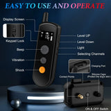 Remote Dog Training Collar  -  Waterproof Training Collar for 2 Dogs  KP886-2  Electric No bark Shock Collars