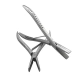 Mini Portable 7 Inch Silver Stainless Steel Clamp Hair Extension Plier with Two Holes Keratin Hair Extensions Removal Tools