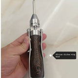 1891 German  Multifunctional Semi-automatic Forward and Reverse Lever Wooden Handle Retro Ratchet Screwdriver