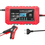 6A 12V Electric Motorcycles Charger Battery Maintainer Trickle Charger Smart Charger Car and Motorcycle Battery Charging Unit