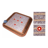 Far Infrared Heating Mat with Photon Therapy & Negative Ions - Magnetic Amethyst Gemstone Massage Mattress for Pain Relief