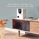 Pet Smart Hurl Food Machine High-quality Video Camera Pet Dog Cat Remote APP Interactive Dialogue Snacks Reward Feeder