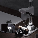 Mini Electric Bench Drill with LED Light, High-Precision Desktop Drilling Machine