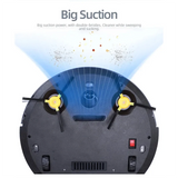 Ideal For Daily Cleaning Solution Intelligent Sweeping Robot With Water Tank Low Noise Anti-Tangle