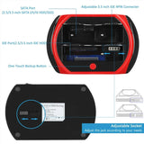 USB to 2.5/3.5" SATA IDE Hard Drive HDD SSD Reader Docking Station Dual Bay External Disk Box