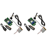 2X RTU5015 Plus GSM Remote Board With Two Alarm Input And One Relay Output And SMS Control Battery For Power Off Alarm