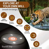 True 4K Night Vision Binoculars WiFi Streaming Infrared Goggles Full-Color Low-Light for Outdoor Wildlife Adventure Observation