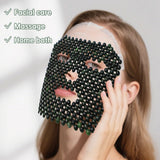 Natural Jade Face Mask – Cooling & Terahertz Therapy for Eyes & Facial Rejuvenation Spa-Grade Cold Massage Tool for Relaxation