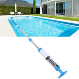 3 in 1 Handheld Pool Vacuum Cordless Rechargeable IPX7 1.5h Run Time Hot Tub Vacuum Cleaner with 3 Replace Heads for Sand Debris