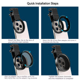 APEXEL 67MM Circular Polarizing CPL Filter Camera Lens Filter for Phone with Metal Cold Shoe Phone Clip Multi NANO Coated Glass
