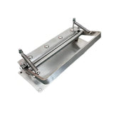 1Set 200MM All Stainless Steel Leather Thinning Machine Leather Art Tools DIY Vegetable Tanned Leather PPeeling Machine