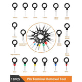 660Pcs 1/1.5/1.8/2.2/2.8/3.5/4.8/6.3mm Pin Connectors for Car Automotive Wire Terminal Removal Tool Crimp Non-Insulated Plug