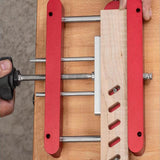 2 in 1 Punch Locator for Drill Bit Precision Mortising Jig and Loose Tenon Joinery Jig