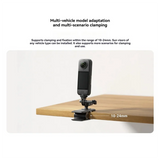 Action Camera Swivel Clamp For Insta 360 X5 X4 X3 RS Ace Pro 2 GO 3S Camera Accessories Universal Clamp