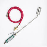 Propane Heating Torch, Stainless Steel Liquefied Gases Combustion Torch with 2m Stainless Steel Hose, 700mm Length,