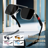 Smart Sunglasses Glasses Music Glasses Outdoor Sports Waterproof Anti-UV Bluetooth Glasses Call for Men Women Pink