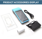 3G NFC Portable Printer Android Handheld POS Terminal QR Code Scanner PDA Device for Logistics and Retail Store