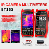TOOLTOP Thermal Imaging Multimeter 256*192 Thermal Camera 19999 Counts Multimeters Car PCB Repair Industrial Inspect Tools ET15S