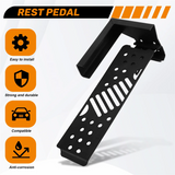 Dead Pedal Driver Foot Rest Left Side Kick Panel for Jeep Wrangler JL JLU 2018 - 2022 Gladiator JT 2020