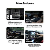 Exclusive Dual Mode Plug& Play Full Phone Mirroring Adapter Mirror Touch Wireless Carplay Bi-Directional Phone Mirroring Adapter