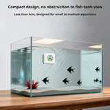 LCD Digital Display 2-in-1 Aquarium Magnetic Brush & Thermometer -20~60°C ±1°C Accuracy ≤10mm Glass Algae Cleaner Fish Tank