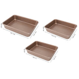 Baking Pan Carbon Steel Baking Sheet Tray Non Stick Rectangular Oven Tray Portable Multifunctional Sheet Pan for Home Restaurant