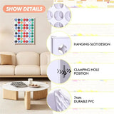 63 Holes Craft Paint Storage Organizer Vertical Paint Rack Stand Wall Mounted Paint Organizers For Artsupplies