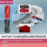 For Roborock Qrevo Curv 2 Flow Robot Vacuum Cleaner Replacement Parts- Main Brush, Side Brushes, Filters, Dust Bag Included