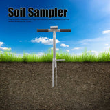 Soil Sampler Soil Sampler Probe Tool Stainless Steel Accurate with Ejector Foot Pedal for Lawn Garden Soil Sampler Probe Tool