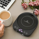 110V/220V Electric Coffee Mug Warmer with Timer Cup Heater for Hot Tea Insulated Heating Pad Coaster 36W