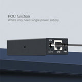 1 Pair USB 2.0 Extender Up to 120M Over CAT6 Cable TX RX 4 USB Extension Metal Hub Adapter Lengthen for PC Computer Peripherals