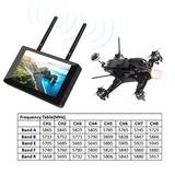 B27B 5 Inch Drone Display DVR IPS 800X480 5.8G 40CH Diversity Receiver 1000Lux FPV HD Display For RC Drone Radio Controller