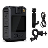 Mini Clip Camera HD 2K Body Mounted Camera Video Audio Body Recorder Small IR Night Vision Police Body Cam Supports 128G TF Card