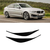 For BMW F34 GT330 GT328 GT300 2016-2019 Car Front Headlight Eyebrow Head Eye Lid Resin Trim Sticker
