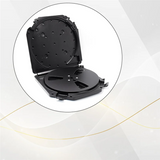 Empty Take Up Reels Storage Box With 7Inch Empty Takeup Reel Full Protection Carrying Case For 7Inch Sound Tapes A