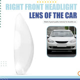 For Renault Fluence 2011-2015 Car Headlight Replacement Lens Shell Headlamp Cover Glass Right