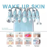 8 in 1 Hydro Water Oxygen Jet Peel Machine Ance Pore Cleaner Facial Massage Exfoliating Skin Whitening Skin Care Device