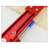 For Track Saw Track Repeatable Cuts Parallel Rail Guide System Aluminium Alloy Circular Saw Track Set Fixed Guide Rail Bracket