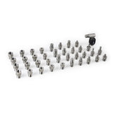 38pcs Stainless Steel Universal Pressure Fittings Kit Pressure Instrument Joint Connector Adapters Accessories Set