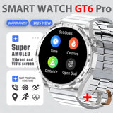 Watch6pro Smartwatch 1.5 Inch HD IPS Screen GPS Motion Tracking Bedlight BT Call Altitude Pressure Dynamic Island Health Monitor
