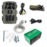 4K 32MP Wildlife Trail Camera Photo Traps Motion Activated Night Vision Motion Sensor Camera Video 4K Max 512G