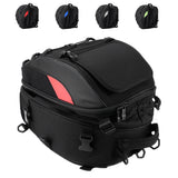 Motorcycle Rear Bag  Motorbike Storage Pack Reflective High‑Density Woven Oxford Cloth for Autocycle