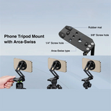 ADEGBO-Improved Foldable Magnetic Tripod Phone Stand