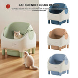 Automatic Cat Litter Box Large Intelligent Open Design Self Cleaning Litter Box Smart Cat Toilet Litter Pan with APP Control