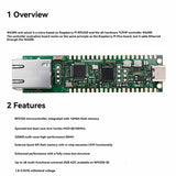 For Raspberry Pi Pico 2 RP2350A W6300EVB Ethernet Development Board ETH RJ45 TypeC W6300EVBPico2